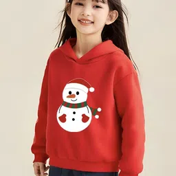 YK Girls Polyester Floral Printed Sweater Vest-image-13