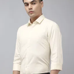 Arrow Manhattan Slim Fit Floral Printed Pure Cotton Formal Shirt-image-27