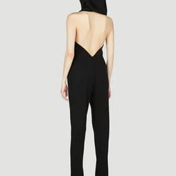 LULU & SKY Shawl Neck Basic Jumpsuit image 5