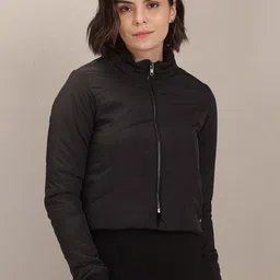 u.s. polo assn. women U S Polo Assn Women Black Padded Jacket-picture-26