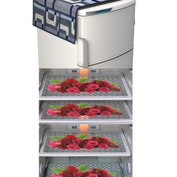 Dakshya Industries Fridge Top Cover and Fridge Mat Combo Set of 5-picture-23