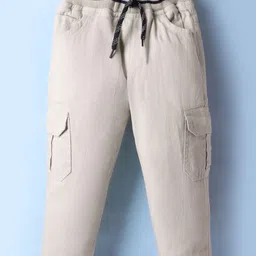 Rikidoos Solid Cargo Pants - Off White image 1