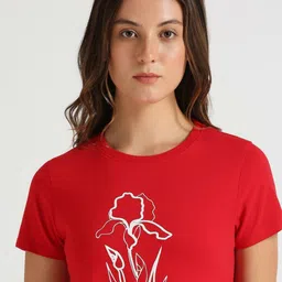 Pepe Jeans Women Printed Pure Cotton T-shirt-image-65