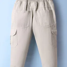 Rikidoos Solid Cargo Pants - Off White image 2