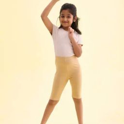 Go Colors! Kids Light Wheat Cotton Slim Fit Short-picture-28