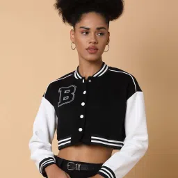 showoffff SHOWOFF Black Cotton Printed Jacket image 1