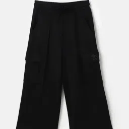 United Colors of Benetton Girls Black Logo Track Pants-picture-27