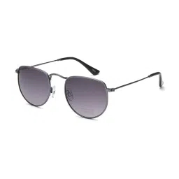 IDEE Grey Oval UV Protection Sunglasses for Men image 1