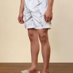 Sleepz by Raymond White Pure Cotton Printed Regular Fit Boxers image 4