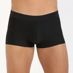 Calvin Klein Underwear Black Mid Rise Slim Fit Trunk image 1