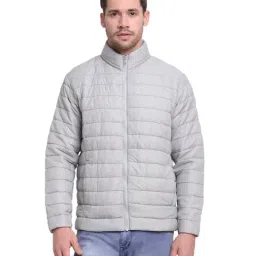 Cantabil Grey Quilted Jacket-image-25