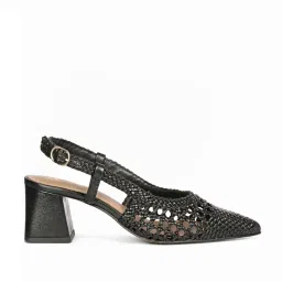 Saint G Women's Elowen Black Back Strap Sandals image 1