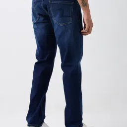Spykar Blue Cotton Regular Fit Jeans image 2