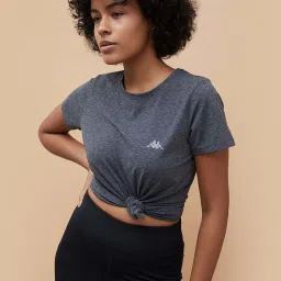 KAPPA Grey Printed Sports T-Shirt image 1