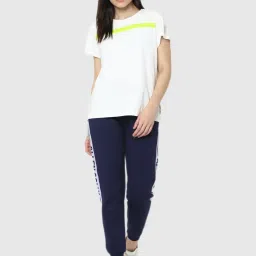 Allen Solly Navy Graphic Print Joggers image 4