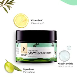 Pilgrim Squalane (Plant derived) Glow Moisturizer with Niacinamide & Vitamin C - 50 gm image 3