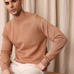 Mr Bowerbird Tailored Fit Woollen Pullover Sweater-image-75
