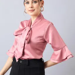 Style Quotient Pink Regular Fit Top image 1