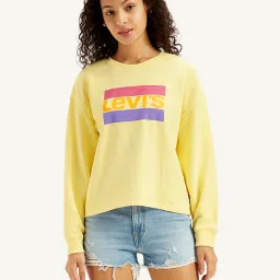 Levi's Yellow Logo Pullover image 1