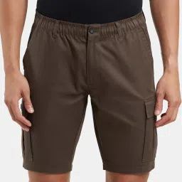 Jockey UM17 Men's Super Combed Mercerised Cotton Woven Straight Fit Cargo Shorts image 1