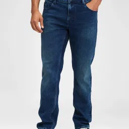 Spykar Blue Regular Fit Jeans image 1