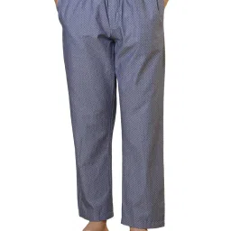 Sleepz by Raymond Dark Grey Cotton Printed Regular Fit Pyjama image 1