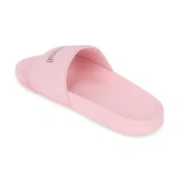 Hummel Women's Pop Pink Slides image 5