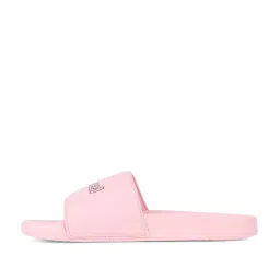 Hummel Women's Pop Pink Slides image 3