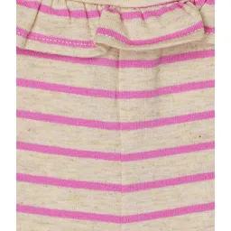 H by Hamleys Infants Unisex Pink Striped Leggings image 3
