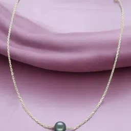 Sri Jagdamba Pearls 925 Silver Minimalist Chain Necklace-image-9