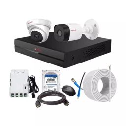 CP PLUS CCTV Combo Kit 2.4 MP Indoor & Outdoor with 4 Channel DVR, 1 Dome 1 Bullet Camera, 4 Channel SMPS, 70 m Cable, 500GB HDD & Connectors-picture-45