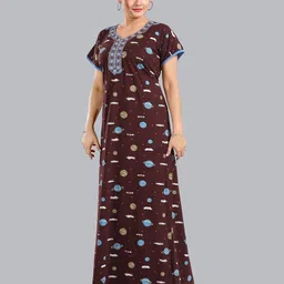 Lady Venom Printed Maxi Nightdress image 3
