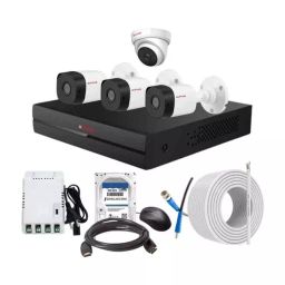CP PLUS CCTV Combo Kit 2.4 MP Indoor & Outdoor with 4 Channel DVR, 3 Bullet 1 Dome Camera, 4 Channel SMPS, 70 m Cable, 1TB HDD & Connectors-picture-9
