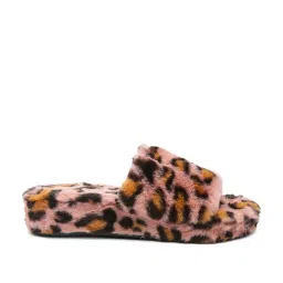 London Rag Women's Pink Casual Slides image 1