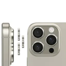 Gripp 3In1 Focal Octagon Camera Lens Protector for Iphone 16 Pro & 16 Pro Max - Natural Titanium image 5