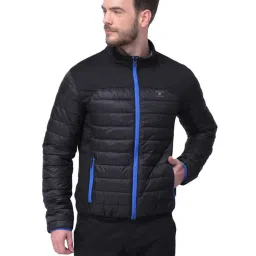 woodland Woods Black Quilted High Neck Jacket image 1