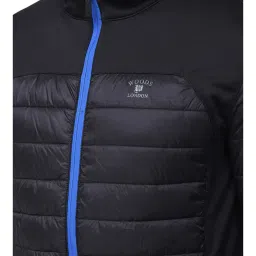 woodland Woods Black Quilted High Neck Jacket image 4