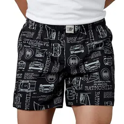 The Souled Store Black Printed Boxers image 1