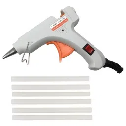 Fadman 20 W Hot Melt Mini Glue Gun with 6 Sticks White 7 mm Stick Dia., SH_FDMANWHITEMINI6-STIKCS-picture-37