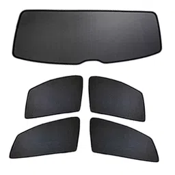 Auto Pearl Dicky Cotton Plug-in Half Sun Shades Z Black Compatible For Maruti Suzuki Swift Set Of 4 Pcs, HalfCurtainDicky_New Swift (Set of 4)-picture-39