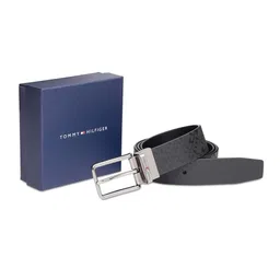 Tommy Hilfiger Men Textured Leather Reversible Formal Belt image 1
