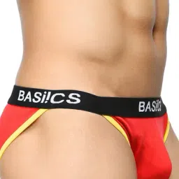 BASIICS by La Intimo Yellow & Red Printed Briefs (Pack of 2) image 4