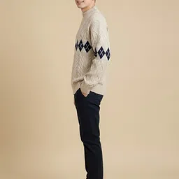 Mast & Harbour Men Argyle Pullover image 4