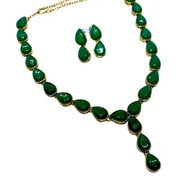 Anouk Copper-Plated Alloy Artificial Stones Jewellery Set-picture-37