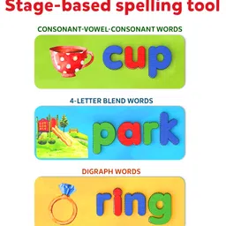 Skillmatics Ready to Spell - Educational Toy for Preschoolers Stage-Based Learning to Improve Vocabulary & Spelling Gifts for Ages 4 to 7 image 3