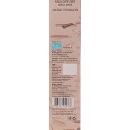 Iris Homefragrances Reed Diffuser Refill Pack with Reed Sticks Fragrance Sandal Cinnamon - 100 ml image 3