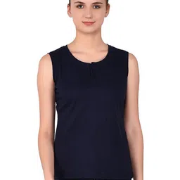 BEYOU FASHION Women Henley Neck Raw Edge Slim Fit T-shirt-image-85