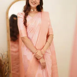 Vmdesigns Woven Design Silk Blend Handloom Saree image 3