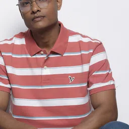 AMERICAN EAGLE OUTFITTERS Striped Polo Collar T-shirt-picture-25