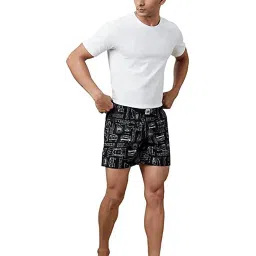The Souled Store Black Printed Boxers image 5